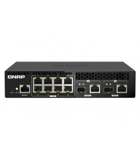 QNAP QSW-M2108R-2C 10 Port 10GbE SFP+ / 2.5GbE / RJ45 Combo Managed Rackmount Switch