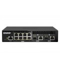 QNAP QSW-M2108R-2C 10 Port 10GbE SFP+ / 2.5GbE / RJ45 Combo L2 Web Managed Rackmount Switch