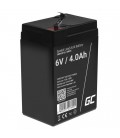 Green Cell® AGM VRLA Deep Cycle Gel Battery 6V 4Ah - AGM15