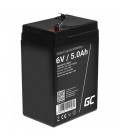 Green Cell® AGM VRLA Deep Cycle Gel Battery 6V 5Ah - AGM11
