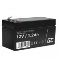 Green Cell® AGM VRLA Deep Cycle Gel Battery 12V 1.2Ah - AGM17