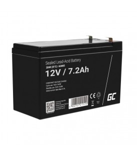 Green Cell® AGM VRLA Deep Cycle Gel Battery 12V 7.2Ah - AGM05
