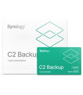 Synology C2 Cloud Backup License (500GB, 1-Year)