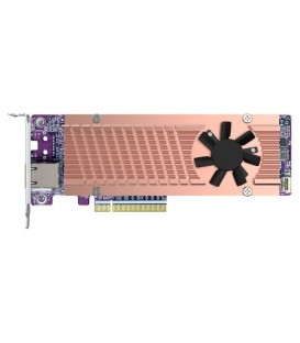 QNAP QM2-2P410G1T Dual M.2 PCIe Gen4 NVMe SSD & Single-Port 10GbE Expansion Card