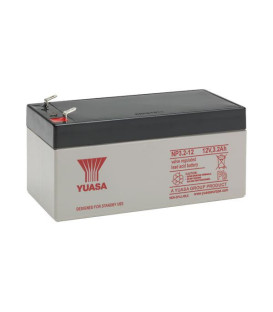 YUASA NP3.2-12 Batteria al Piombo VRLA  12V 3.2Ah (Faston 187 - 4,8mm)