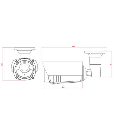 AVTECH DGM2643SV 2MP H.265 IR Bullet IP Camera (Starlight / Motorized Lens)