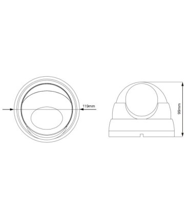 AVTECH DGM2443SVSE 2MP H.265 IR Dome IP Camera (Starlight / Motorized Lens)