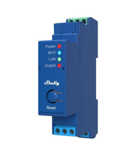 Shelly Pro 1- Interruttore Relè su Guida DIN a 1 Canale con Connessione Wi-Fi, LAN e Bluetooth