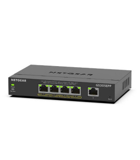 NETGEAR® GS305EPP 5-Port PoE+ Gigabit Ethernet Smart Managed Plus Switch (120W)