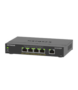 NETGEAR® GS305EP 5-Port PoE+ Gigabit Ethernet Smart Managed Plus Switch (63W)