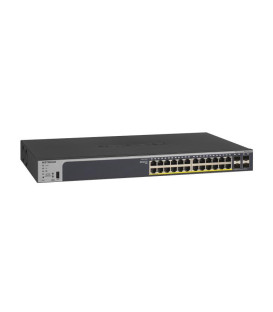 NETGEAR® GS728TPv2 24-Port PoE+ Gigabit Ethernet Smart Managed Switch with 4 SFP Ports (380W)