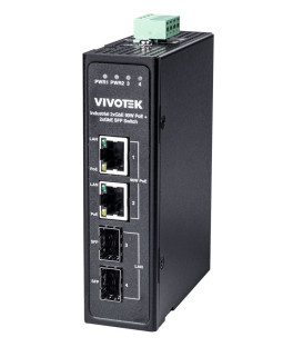 Vivotek AW-IHB-0400 Industrial 2 x 90W bt PoE + 2 x SFP Switch