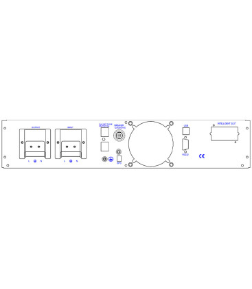 Elsist UPS Flexible On-Line Monofase Doppia Conversione DSP Rack - Tower LCD UPS 1500VA 1500W