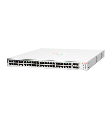 HPE Aruba Instant On 1830 48G 24p Class4 PoE 4SFP 370W 48 Port Smart-managed Layer 2 Gigabit Switch