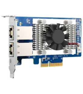 QNAP QXG-10G2T Dual-port 10GBASE-T 10GbE PCIe Gen3 x4 Network Expansion Card