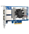 QNAP QXG-10G2T Dual-port 10GBASE-T 10GbE PCIe Gen3 x4 Network Expansion Card