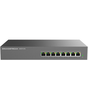 Grandstream GWN7701PA 8 Port PoE+ Unmanaged Desktop/Rack-Mount Network Switch