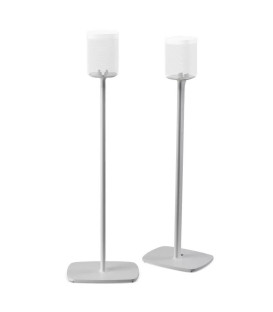Sonos One Floor Stands, White - Coppia di Supporti da Pavimento per Sonos One/Play:1, Colore Bianco