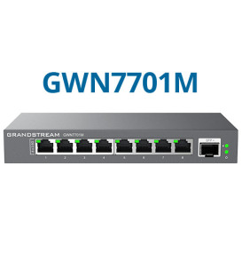 Grandstream GWN7701M 8 Port Unmanaged 2.5G Multi-Gigabit Desktop Network Switch