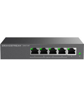 Grandstream GWN7700P 5 Port PoE+ Unmanaged Gigabit Desktop Network Switch