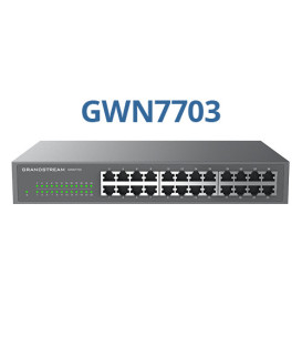 Grandstream GWN7703 24 Port Unmanaged Gigabit Desktop Network Switch
