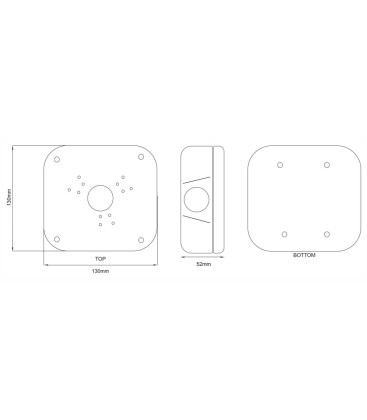 AVTECH AVA156-WHKT Junction Box (Waterproof)