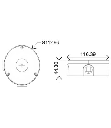 AVTECH AVA126-WHKT Junction Box