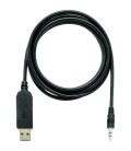 QNAP CAB-CONSOLE-UPJ-1M8 USB-A to 3.5mm 1.8m Console Cable