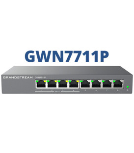 Grandstream GWN7711 8 Port Layer 2 Lite Managed Network Switch with 4 PoE Ports