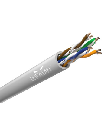 ULTRALAN Network Cable Cat.5E UTP CCA Indoor 305m Grey