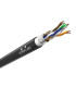 ULTRALAN Network Cable Cat.5E FTP CCA UV-Resist Outdoor 305m Black