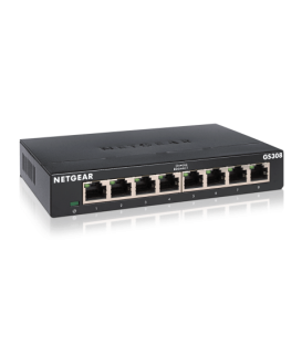 NETGEAR® GS308 8-Port Gigabit Ethernet Unmanaged SOHO Switch