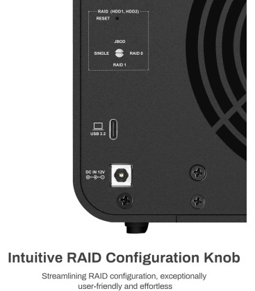 TerraMaster D8 Hybrid 8-Bay USB3.2 RAID Storage