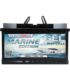 Electronix Marine Edition AGM VRLA Deep Cycle Gel Battery 12V 100Ah