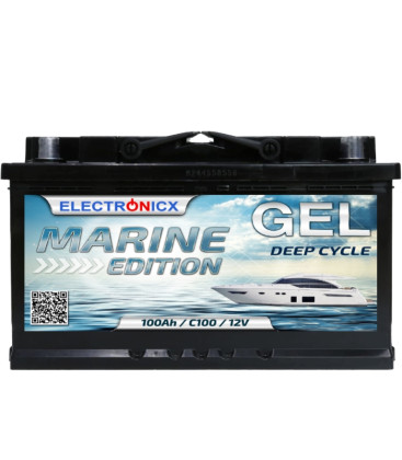 Electronix Marine Edition AGM VRLA Deep Cycle Gel Battery 12V 100Ah