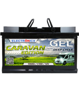 Electronix Caravan Edition AGM VRLA Deep Cycle Gel Battery 12V 100Ah