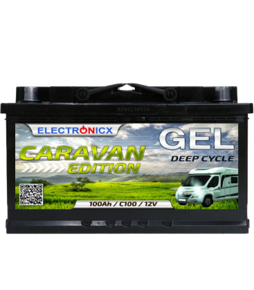 Electronix Caravan Edition AGM VRLA Deep Cycle Gel Battery 12V 100Ah