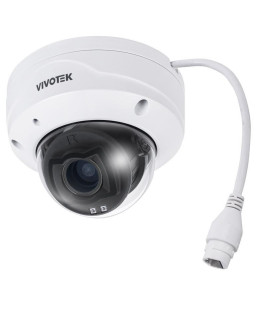 Vivotek FD9383-HTV 5MP, H.265, 2.8~12mm, 30M Smart IR III, IP66, IK10, Built-in Mic Outdoor Fixed Dome IP Camera