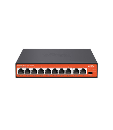 Wi-Tek WI-PS210 10 Port CCTV Unmanaged Hi-PoE Switch