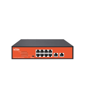 Wi-Tek WI-PS210G 10 Port CCTV Unmanaged Gigabit Hi-PoE Switch