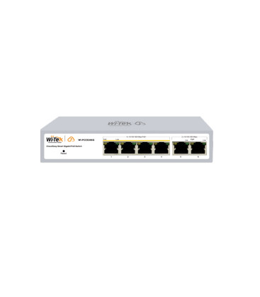 Wi-Tek WI-PCES306G 6 Port CCTV Cloud Managed Gigabit PoE Switch