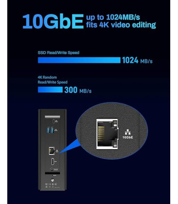 TerraMaster F8 SSD 10GbE 8-Bay M.2 SSD NAS