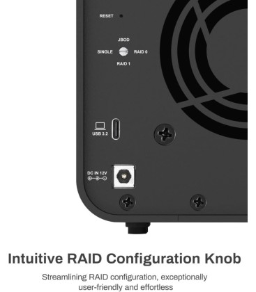 TerraMaster D2-320 2-Bay USB3.2 RAID Storage