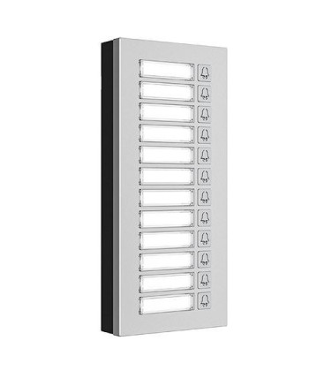 Akuvox AKV-MD12 Modulo di Espansione a 12 Tasti per Akuvox Serie R20B/R20K - Silver