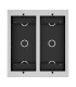 Akuvox AKV-BR-R20B-F2 Front Panel and Flush Mount Box for 2 Devices