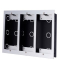 Akuvox AKV-BR-R20B-F3 Front Panel and Flush Mount Box for 3 Devices