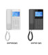 Grandstream GHP630 2-Lines 2 SIP Accounts Compact Hotel IP Phone with Color LCD - White