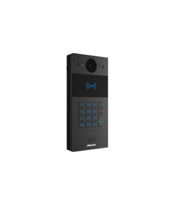 Akuvox R20K Compact SIP Video Doorphone with Keypad, Card Reader & On-Wall Mounting Kit - Black