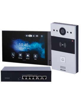 Akuvox IP Video Intercom Kit R20A / S563 & Switch PoE 6 Porte