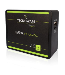 Tecnoware UPS ERA PLUS  DC -  USB 5VDC 2A, USB-C OUTPUT 5V/9V/12V/15V/20V Together ON - UPS DC 25W